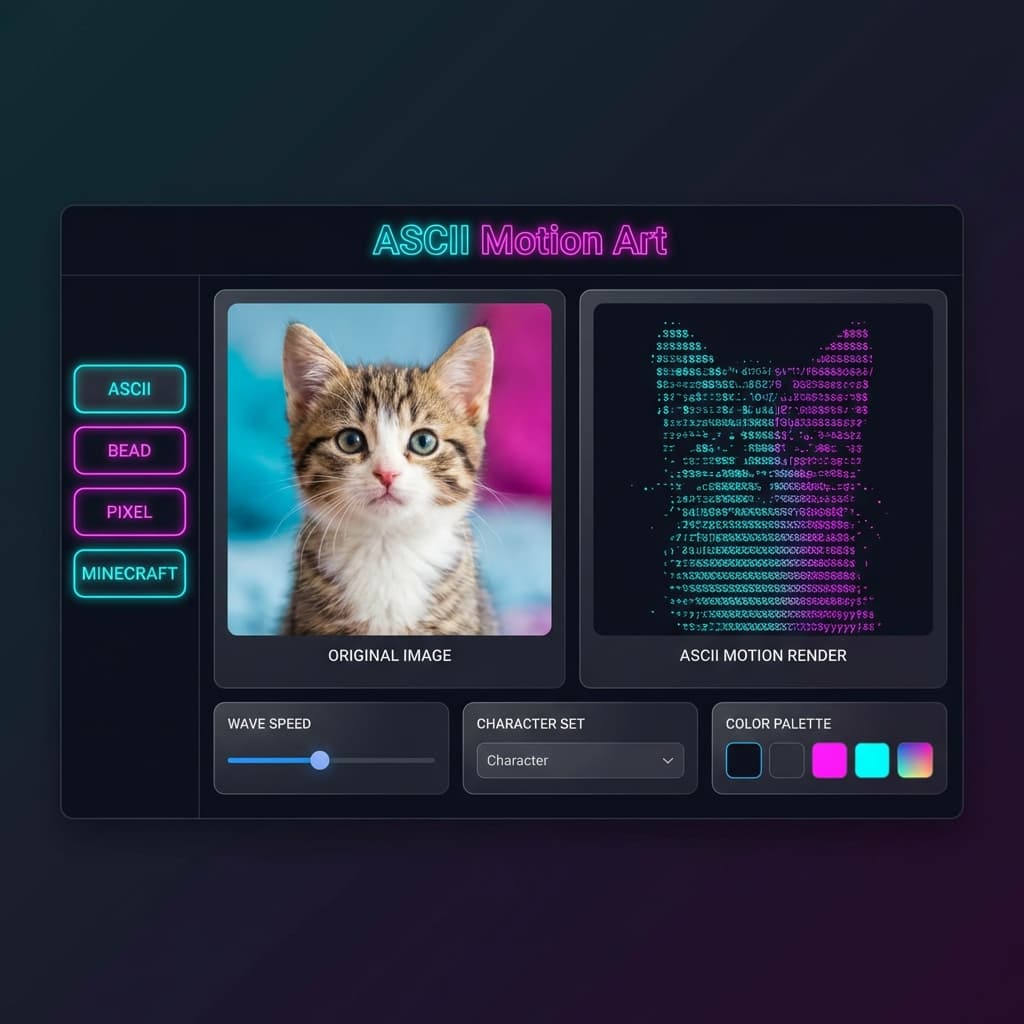 ASCII 动态字符画 cover image