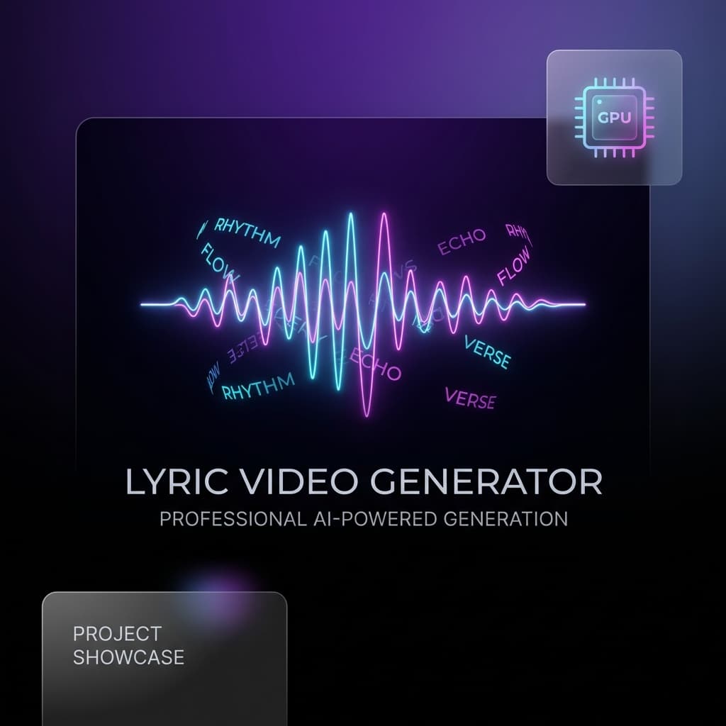 歌词视频生成器 cover image