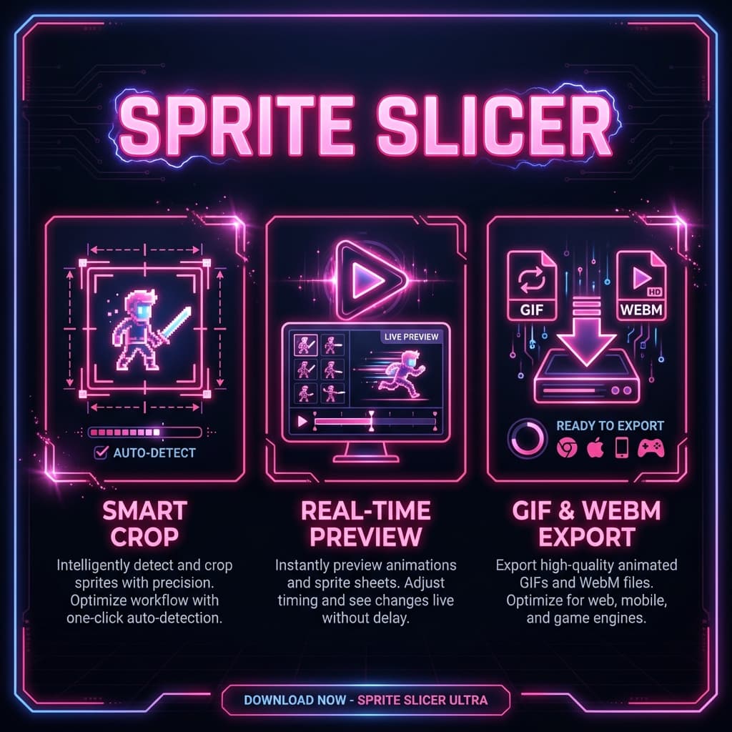 Sprite Slicer Ultra - 灵动工坊 cover image